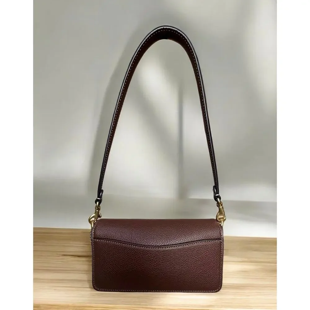 NWOT Coach CY201 Refined Pebble Leather Tabby 20 Shoulder Bag